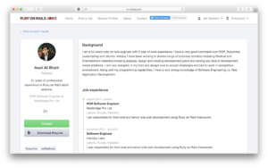 candidate profiles amp database jobboard io candidate resume database