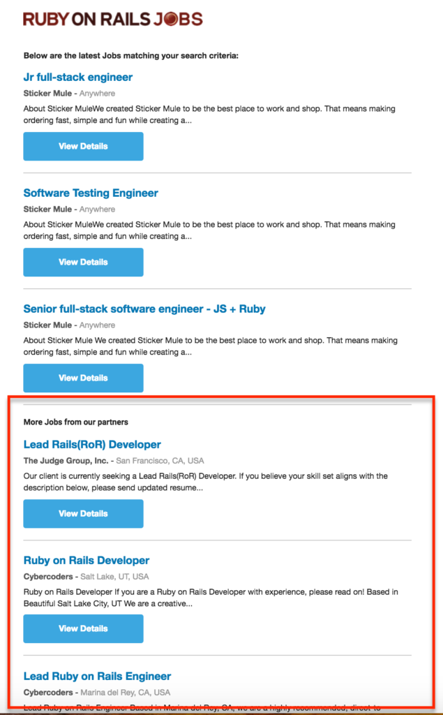 new feature add backfill jobs to your job alerts jobboard io top 10 job sites in usa